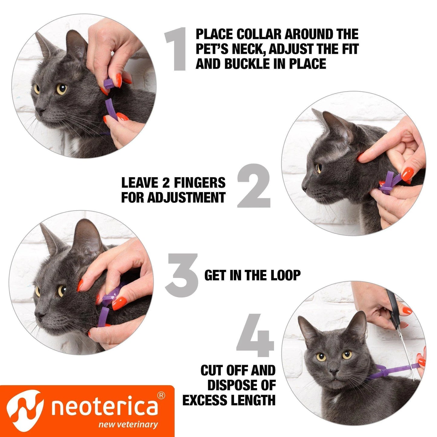 Cat Calming Collar Pet anti Anxiety Products Feline Calm Pheromones Collars 1 Pc